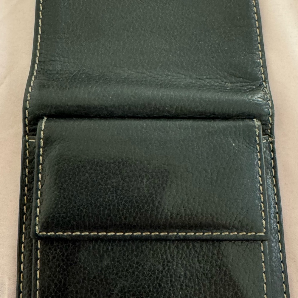 Bric's men’s Black genuine Leather bifold wallet, size 7x4 Made in Italy preppy - Picture 13 of 13